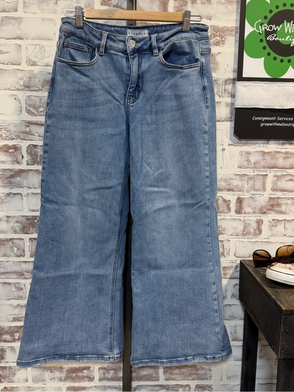 Blakeley Wide-Leg crop Light Blue Women's Jeans